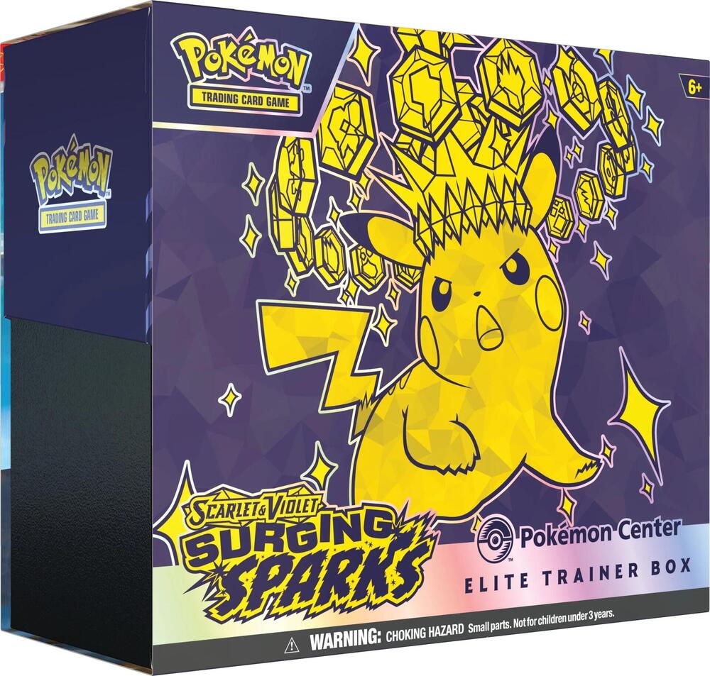 Pokemon Scarlet & Violet Surging Sparks Pokemon Center ETB Elite Trainer Box