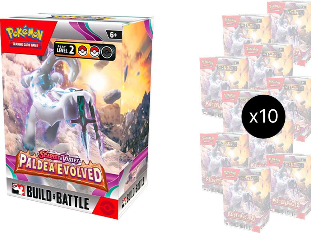 Pokemon Paldea Evolved Build & Battle Box Display - SV02: Paldea Evolved