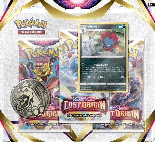 Pokemon Lost Origin 3 Pack Blister