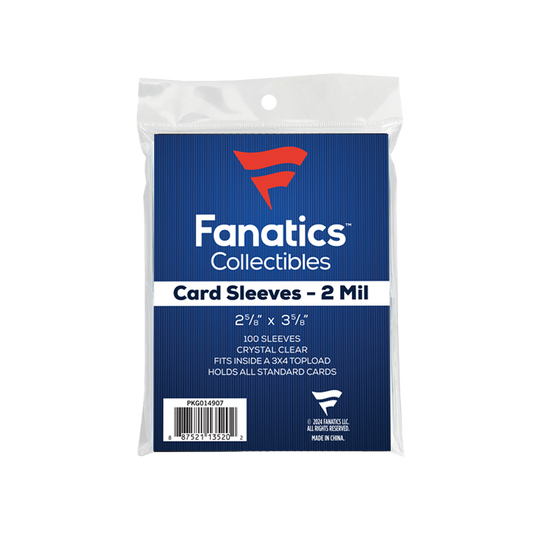 Fanatics Soft Card Sleeves - 100 Count