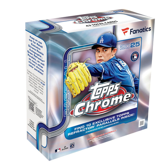 2025 Topps Chrome Baseball Fanatics Mega Box