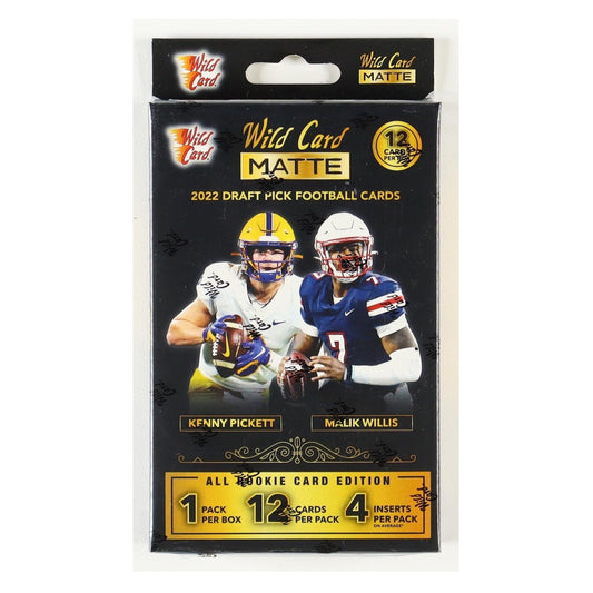 2022 Wild Card Matte Football Hanger