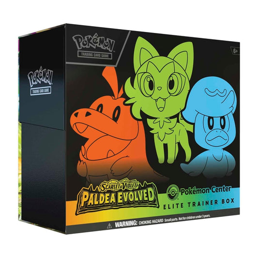 Pokemon Scarlet & Violet Paldea Evolved Pokemon Center Elite Trainer Box ETB