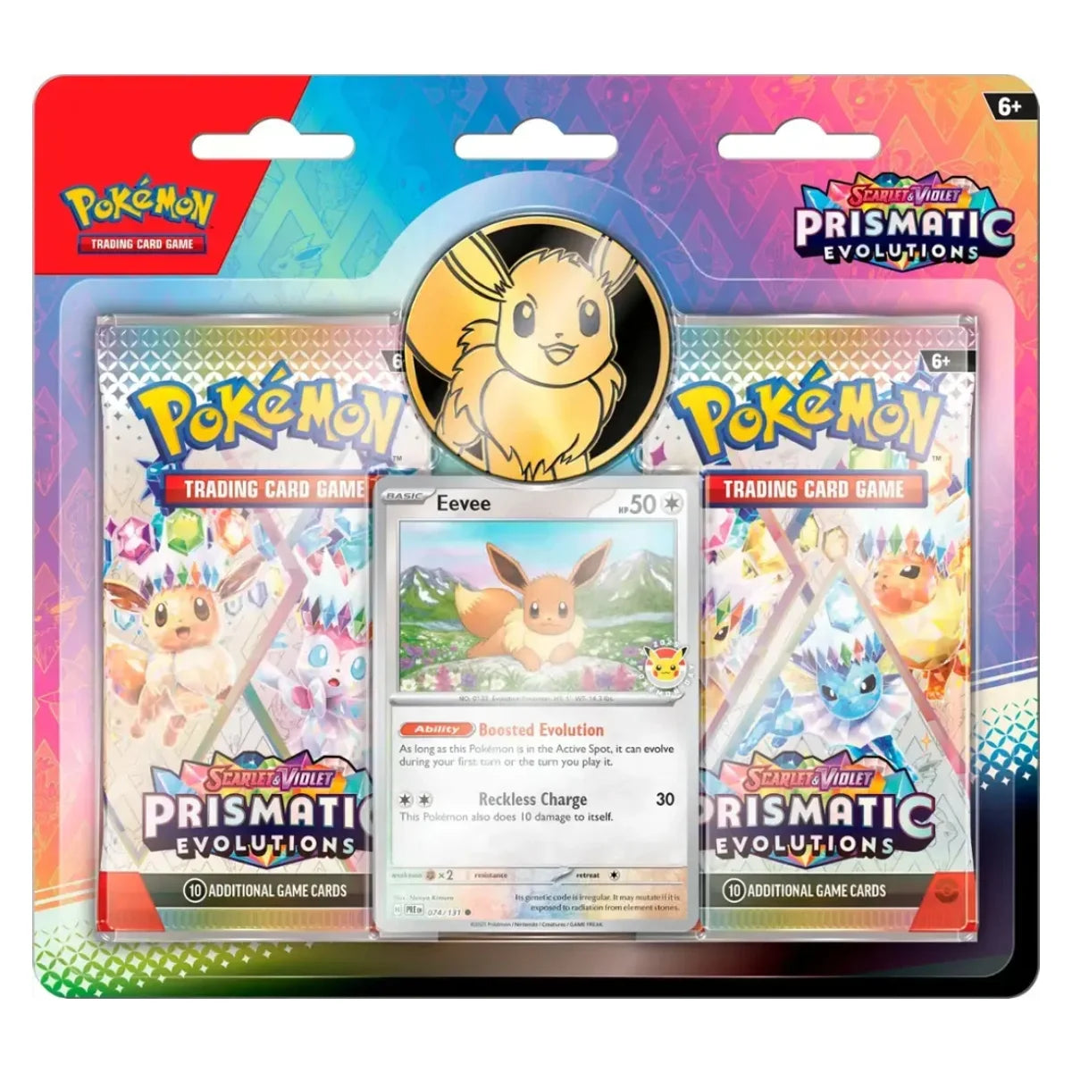 Pokemon Prismatic Evolutions  2 Pack Blister