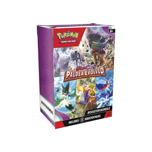 Pokémon Scarlet & Violet-Paldea Evolved Booster Bundle (6 Packs)