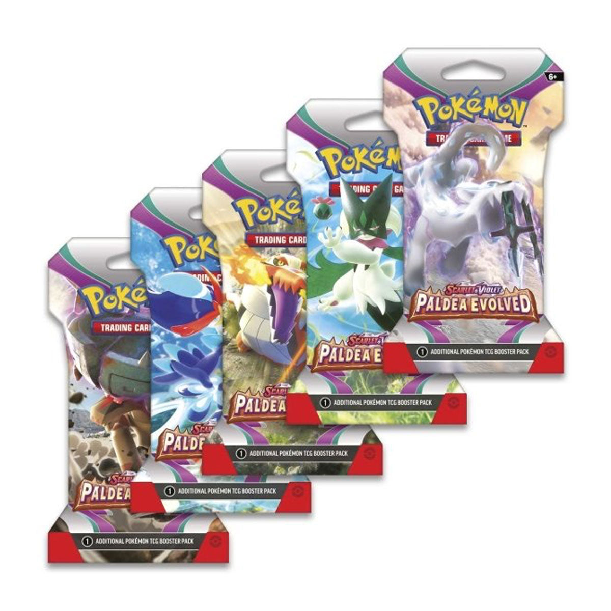 Pokemon Scarlet and Violet Paldea Evolved Sleeved Booster Pack