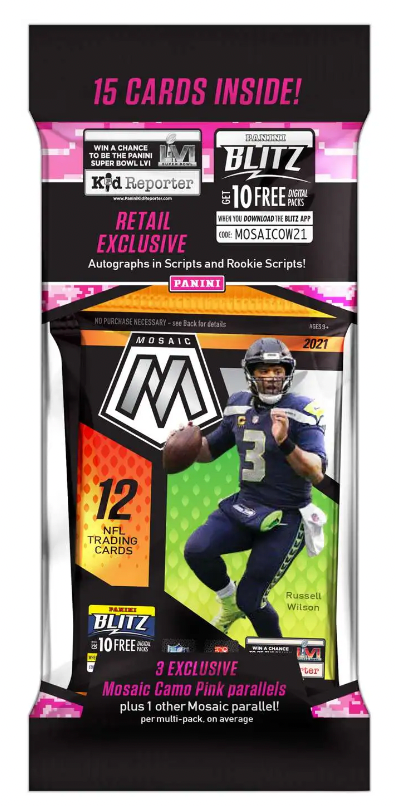 2021 Panini Mosaic Football Value Pack