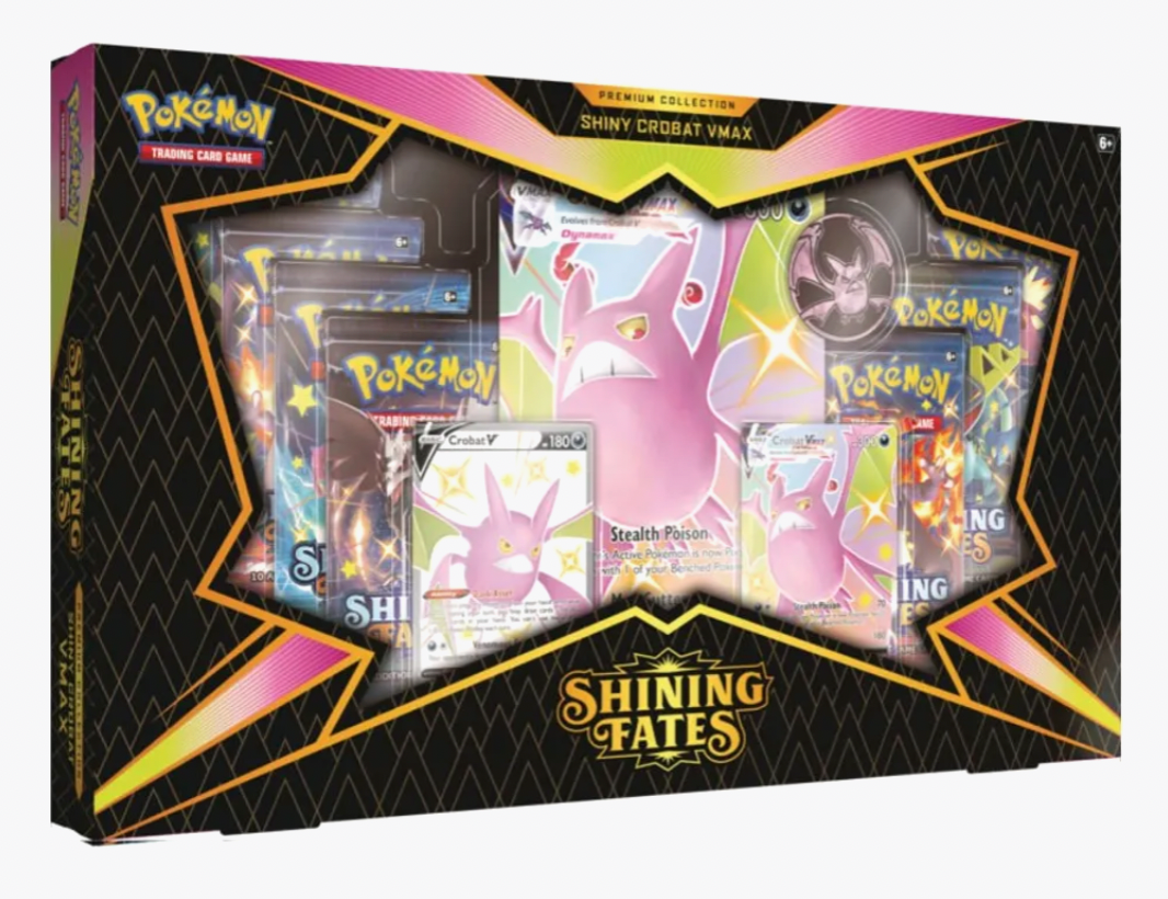 Shiny Crobat Vmax Premium Collection Box - Pokemon