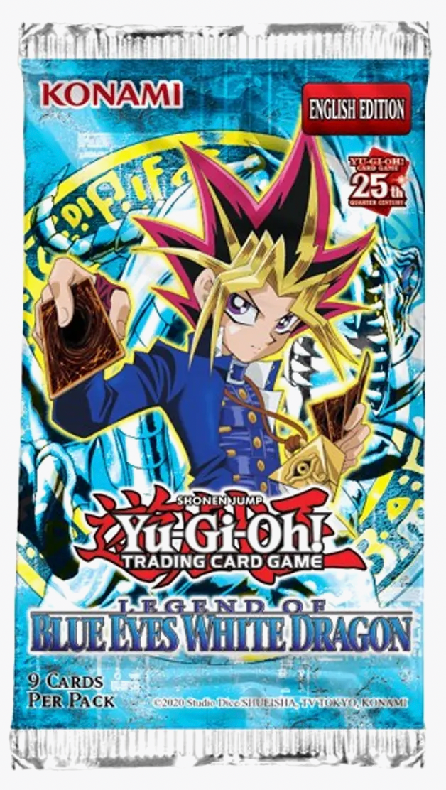 Yu-Gi-Oh Legend of the Blue-Eyes White Dragon 25th Anniversary Booster Pack