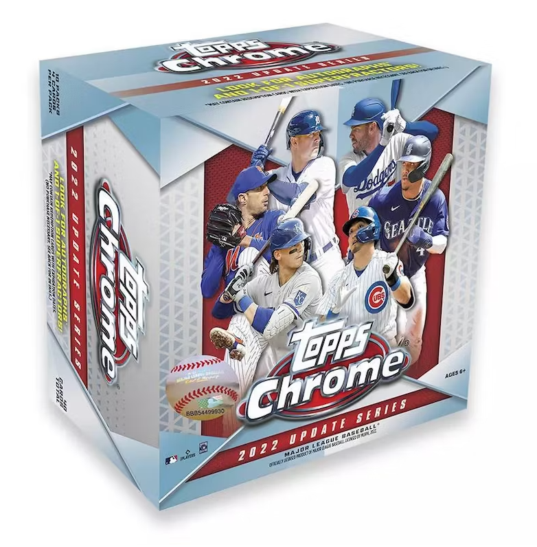 2022 Topps Chrome Update Series Baseball Mega Box