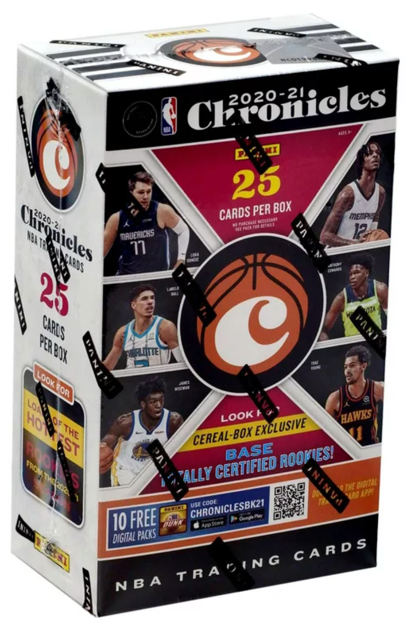 2020-2021 Panini Chronicles Basketball Cereal Box