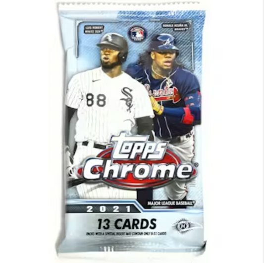 2021 Topps Chrome MLB Jumbo Pack