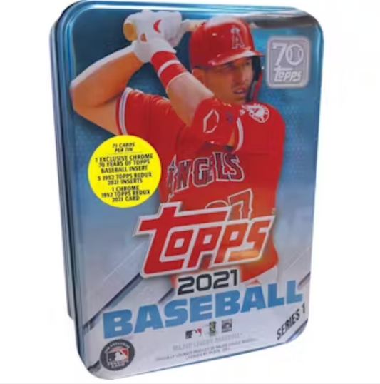 2021 Topps Series 1 Baseball Tin