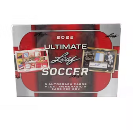 2022 Ultimate Leaf Soccer Hobby Box