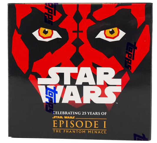 Star Wars: The Phantom Menace Chrome Sapphire Edition Hobby Box (Topps 2024)