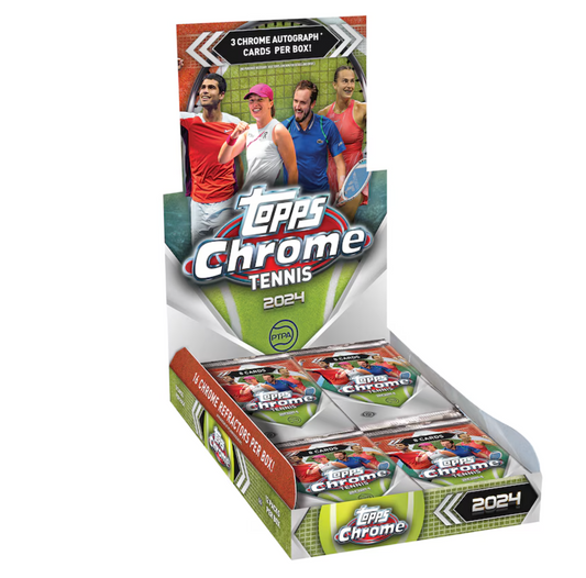 2024 Topps Chrome Tennis Hobby Box