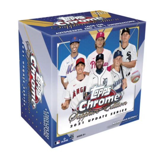 2021 Topps Chrome Update Sapphire Edition Baseball Box