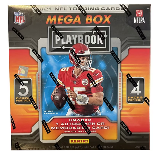 2021 Panini Playbook Football Mega Box (Orange Parallels!)