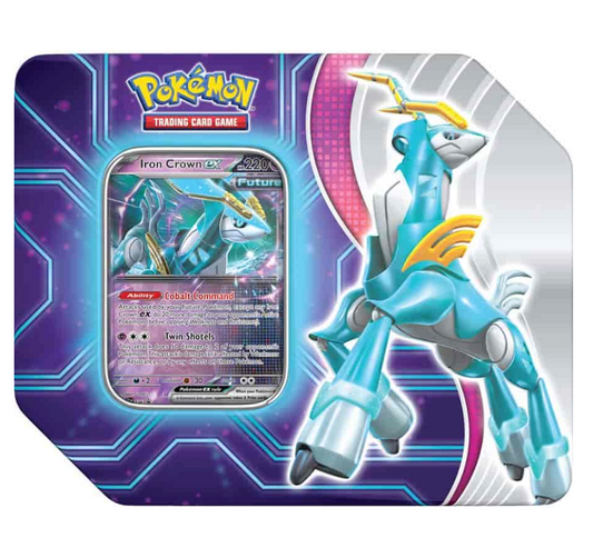 Pokemon TCG: Paradox Destinies Tin (Iron Crown Ex)