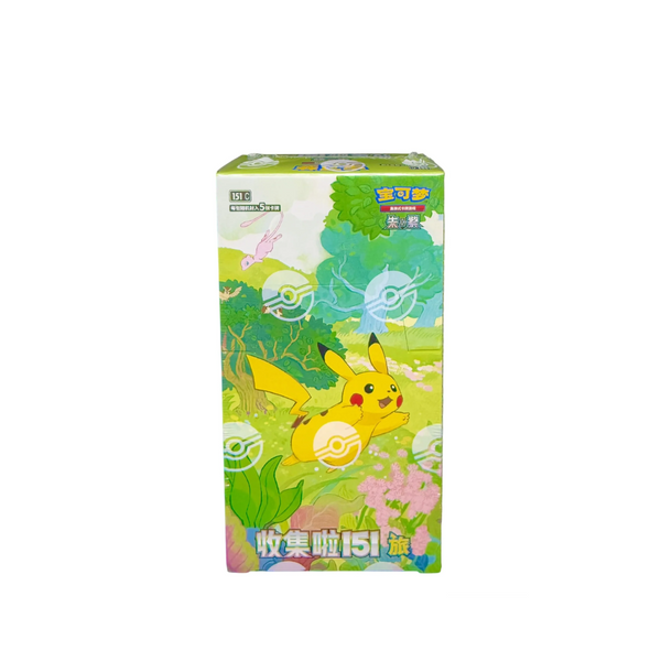 collect 151 journey booster box Pokemon 151 Journey Chinese Booster Box – Crave Collectibles