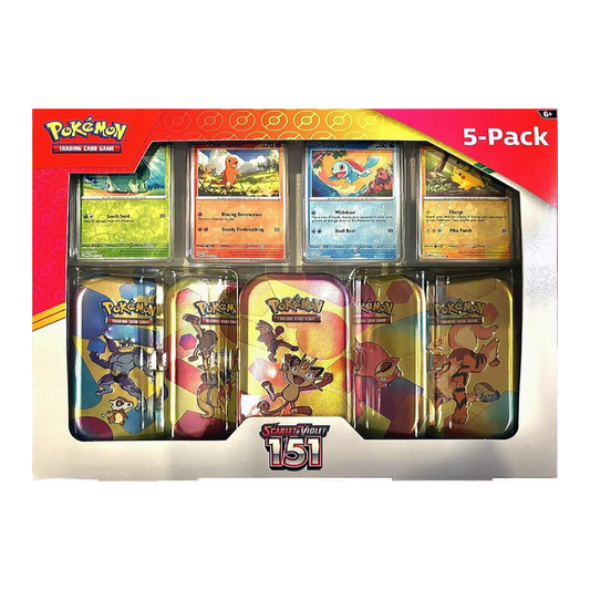 Pokemon Scarlet & Violet 151 Mini Tin 5-pack