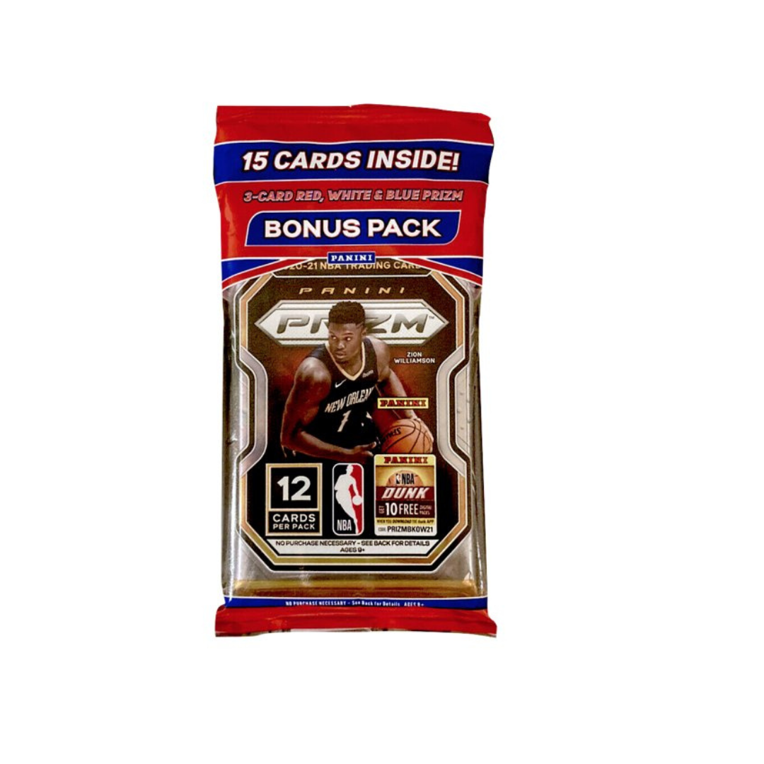 2020-21 Panini Prizm Basketball Cello Pack (15 Cards)