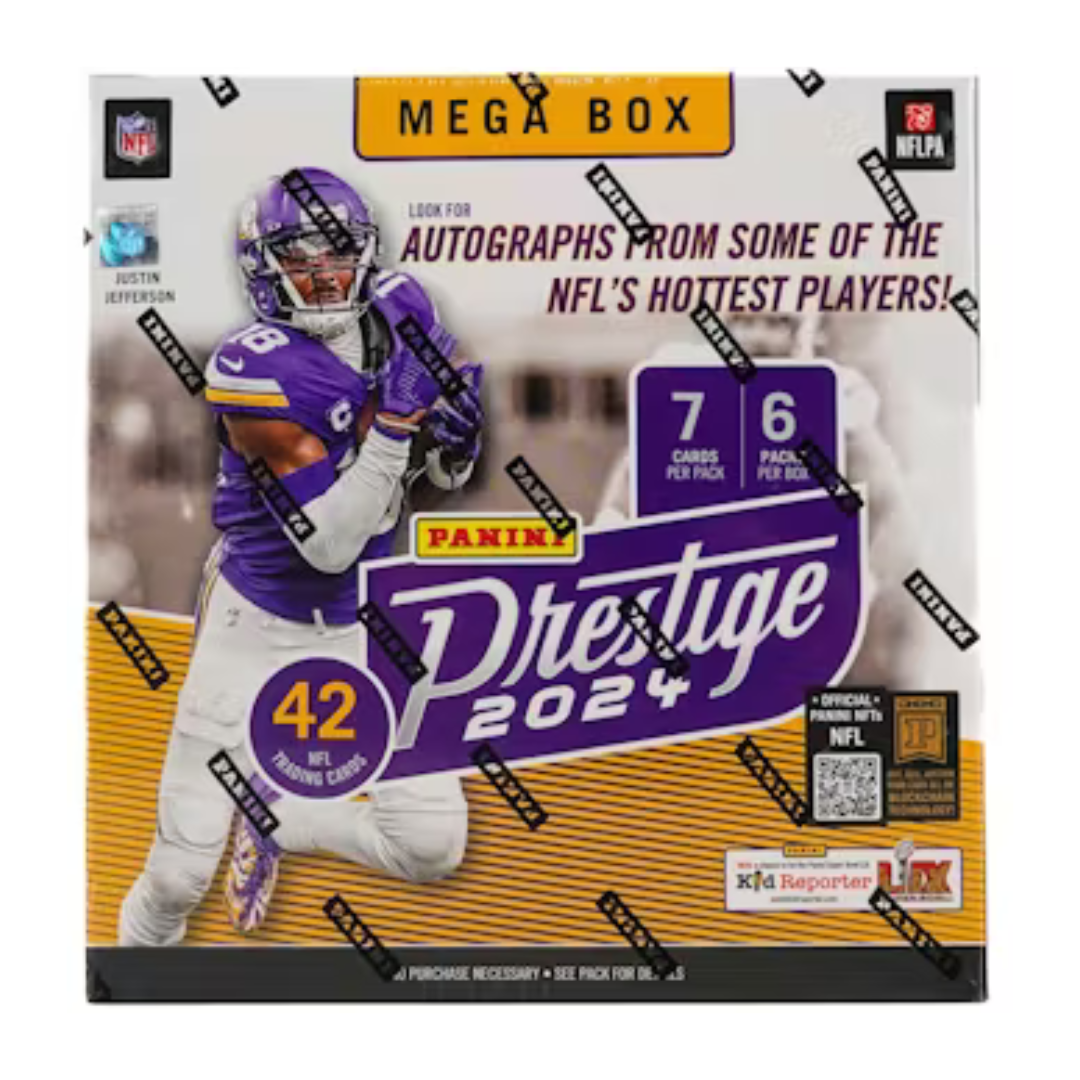 2024 Panini Prestige Football Mega Box (Hyper Parallels)