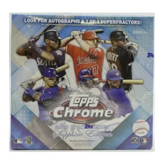 2020 Topps Chrome Update Sapphire Baseball Box