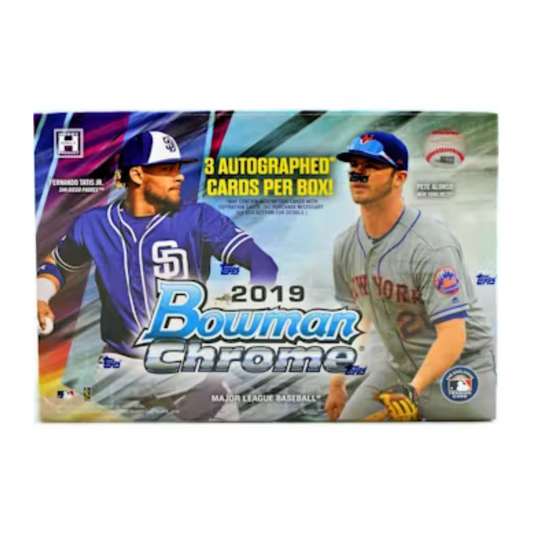 2019 Bowman Chrome Baseball HTA Choice Hobby Box