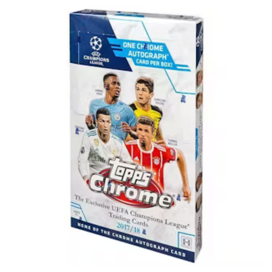 2017/18 Topps Chrome UEFA Champions League Soccer Hobby Box