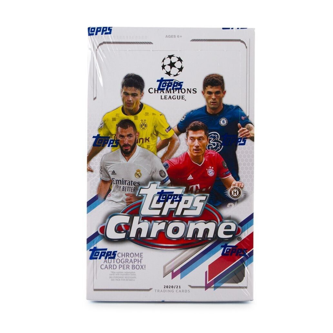 2020/21 Topps UEFA Champions League Chrome Soccer Hobby Box