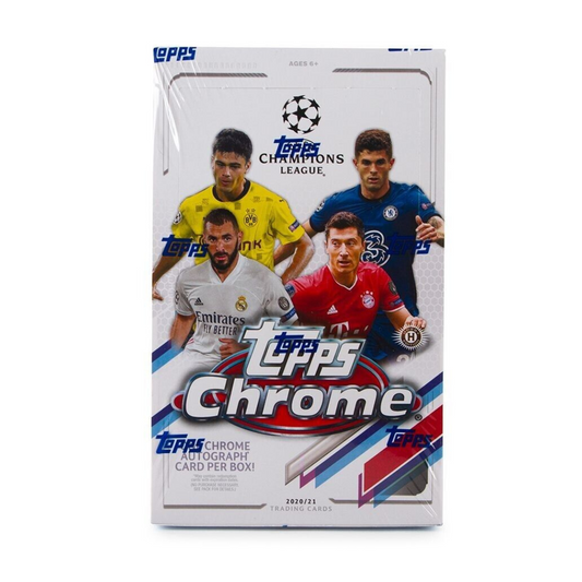 2020/21 Topps UEFA Champions League Chrome Soccer Hobby Box