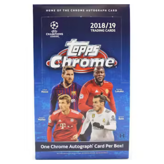 2018/19 Topps Chrome UEFA Champions League Soccer Hobby Box