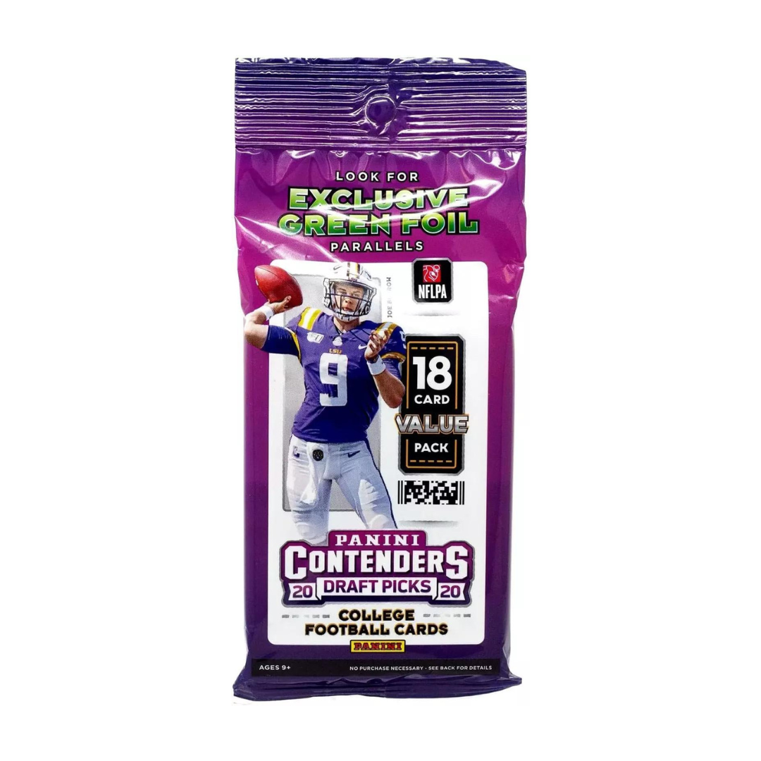 2020 Panini Contenders Draft Picks Football Value Pack