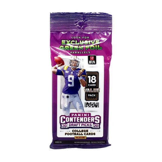 2020 Panini Contenders Draft Picks Football Value Pack