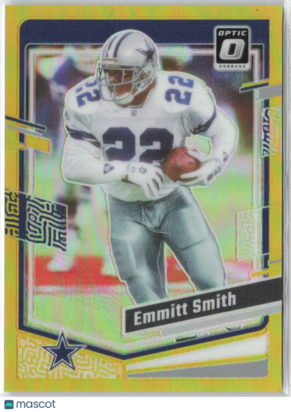 2023 Panini Optic Emmitt Smith Gold 07/10 RC #48