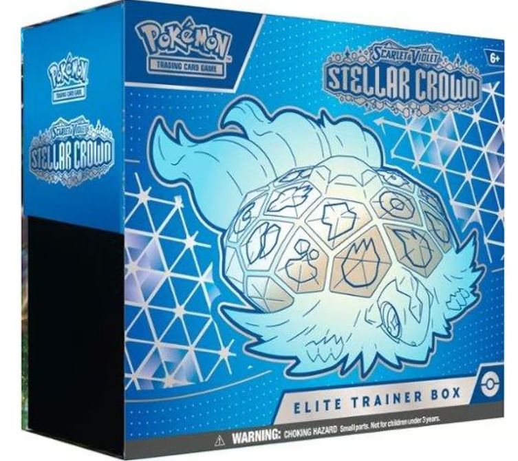 Pokemon Scarlet & Violet Stellar Crown ETB Elite Trainer Box