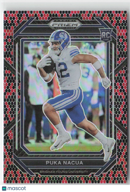 2022 Panini Prizm Draft Puka Nacua Rookie RC SSP Snakeskin #54