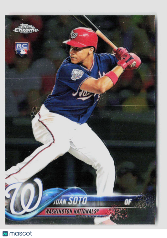 2018 Topps Chrome Juan Soto Rookie #HMT55