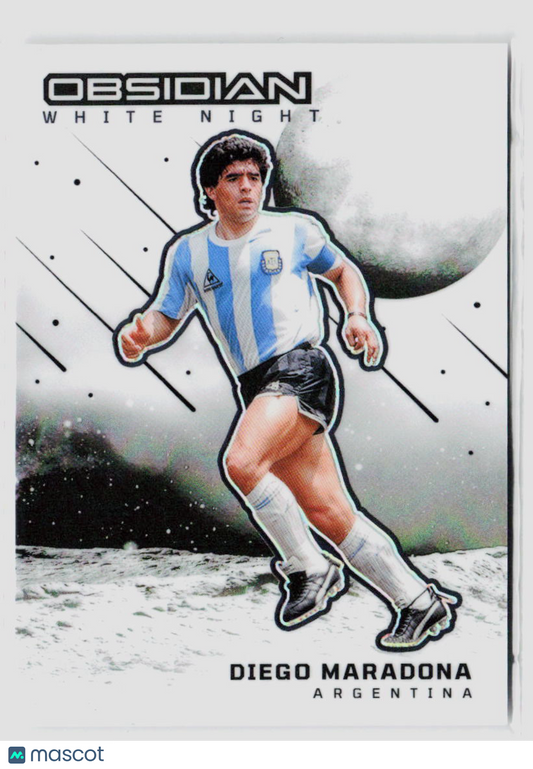 2023-24 Panini Obsidian Diego Maradona White Night Case Hit #2