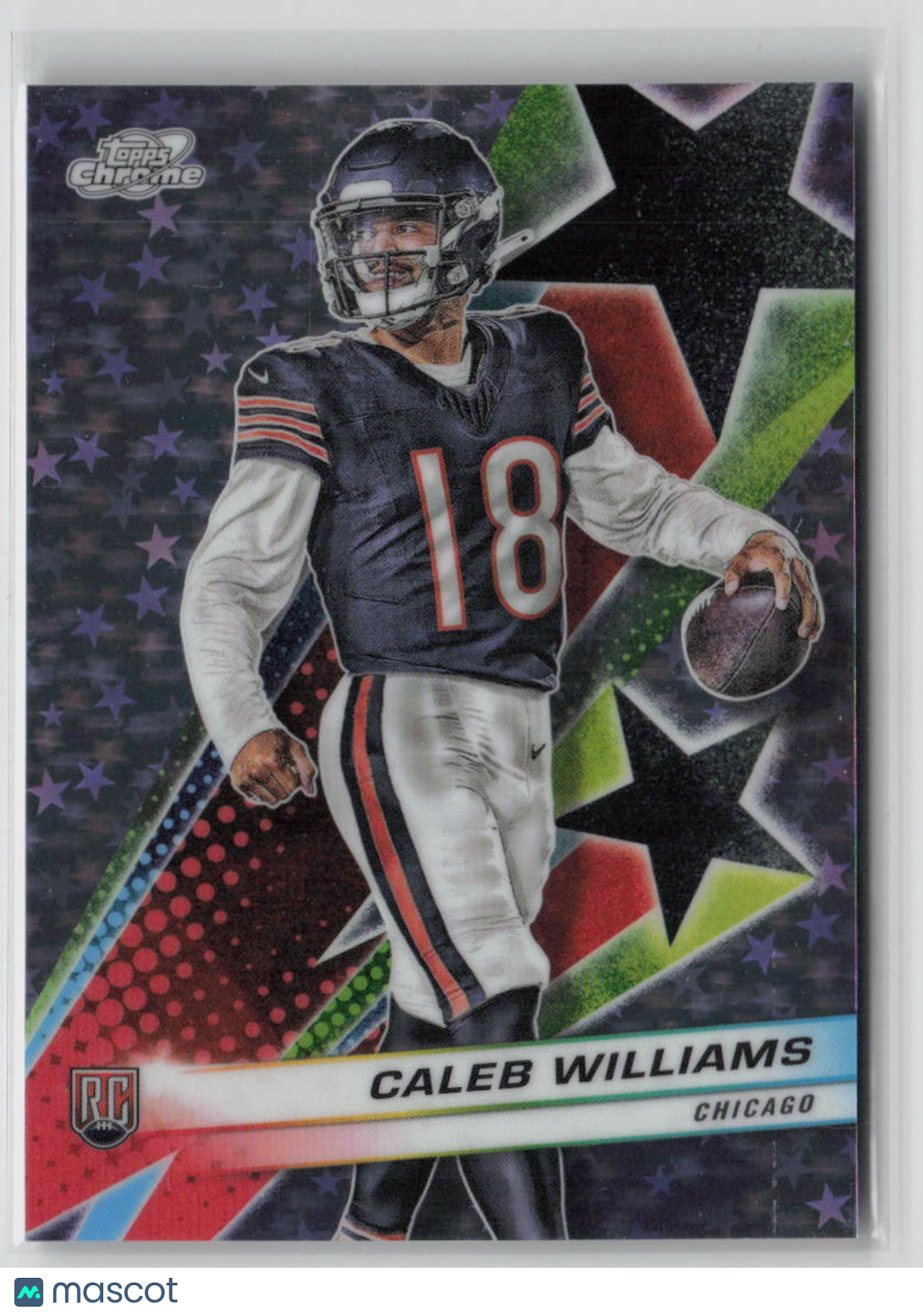2024 Topps Chrome Cosmic Caleb Williams Starfractor SSP #258