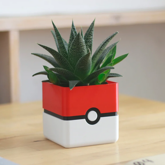 Pokemon Cubed Pokeball Planter