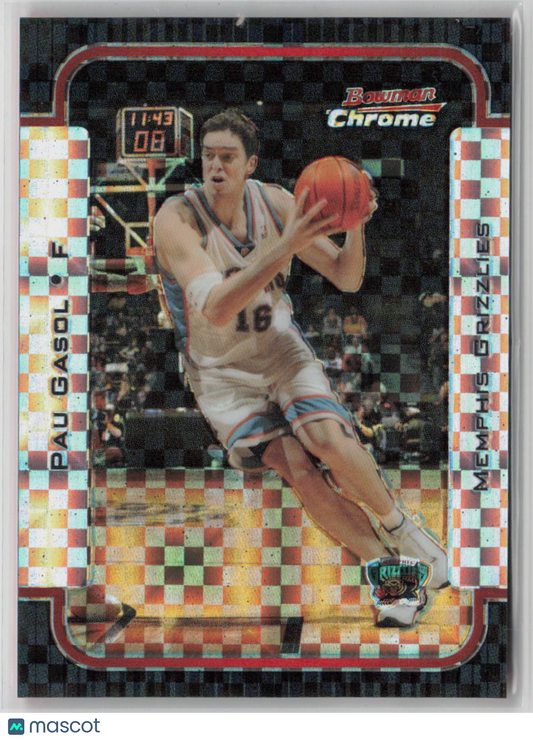 2003-04 Topps Chrome X-Fractor Pau Gasol 019/150 #65