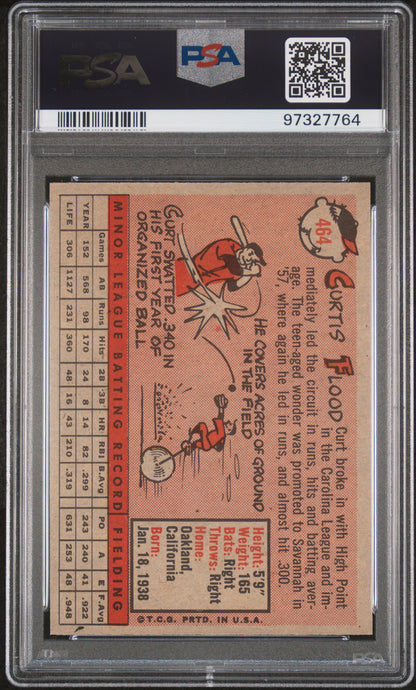 1958 Topps Curt Flood #464 PSA 7