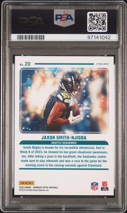 2023 Panini Donruss Optic Mythical Jaxon Smith-Njigba #20 PSA 9