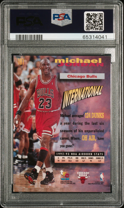 1993 Stadium Club 1ST Day Issue Michael Jordan #181 PSA 9