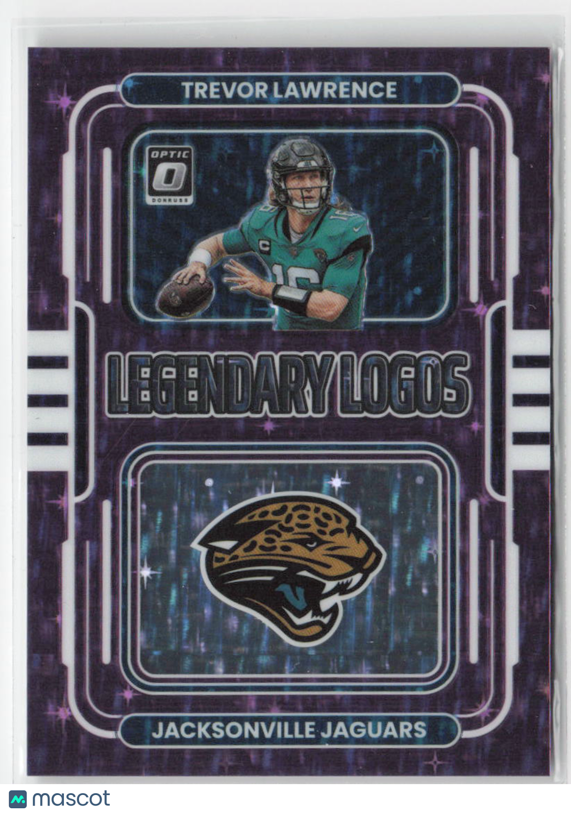 2022 Panini Optic Trevor Lawrence Purple Stars FOTL #10/25 #LL-16