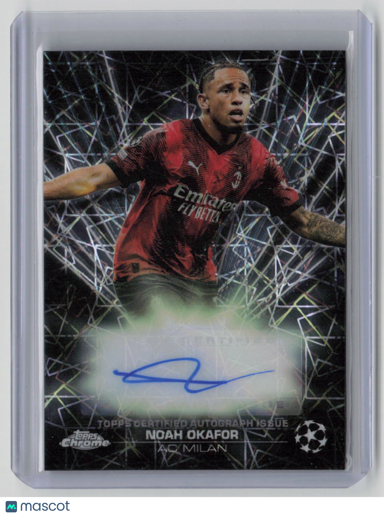 2023-24 Topps Chrome Black Lazer Noah Okafor Autograph #BLA-NO