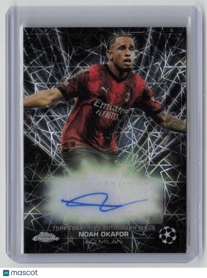 2023-24 Topps Chrome Black Lazer Noah Okafor Autograph #BLA-NO