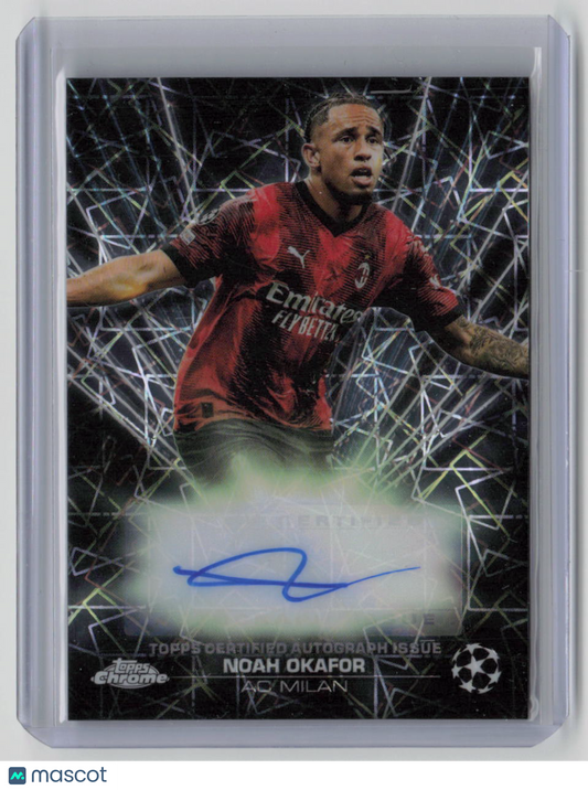 2023-24 Topps Chrome Black Lazer Noah Okafor Autograph #BLA-NO